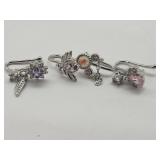 Lot of 4 Body Jewelry Hooks