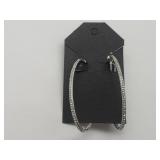 Vintage Screw Back Cubic Zirconia Earrings