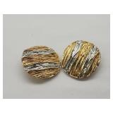 Vintage Clip Back Earrings