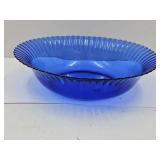 Cobalt Glass Colorex Bowl 9 1/2"W