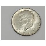 1964 Silver Kennedy Half Dollar Coin