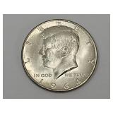 1964 Silver Kennedy Half Dollar Coin