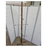 Vintage  Oak Hat or Display 72"