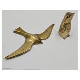 Brass Penguin 3" MCM Bird