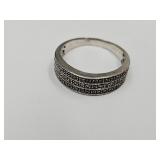 VTG Art Deco 925 Sterling Silver Ring 9.5"