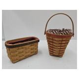 2 Longaberger Bskts up to 8"W
