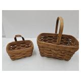 2 Longaberger Bskts up to 11"W