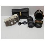 Polaroid Land Camera & Canon Lense