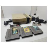Original Nintendo w Games Untested