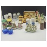Salt & Pepper Lot Boats, Chickens +