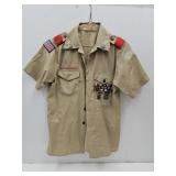 VTG Boy Scout Shirt wit Ribbon Bars & Pins