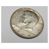 1964 Silver Kenndy Half Dollar