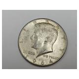1964 Silver Kenndy Half Dollar