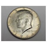 1964 Silver Kenndy Half Dollar