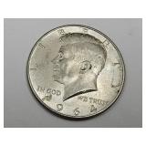 1964 Silver Kenndy Half Dollar