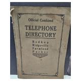 VTG Redkey, Ridgeville, Farmland,Parker Phone Book