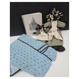 Black Americana Rag Dolls, Apron, Cookbook