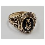 10k Gold Josten HS Class Ring SZ 7 1/4