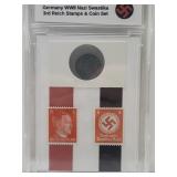 Germany WWII Stamps MNH & 1 Coin VF