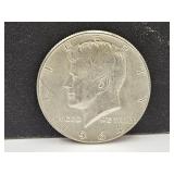 1964 Silver Kennedy Half Dollar Coin