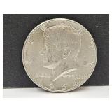 1964 Silver Kennedy Half Dollar Coin