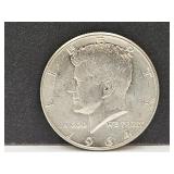 1964 Silver Kennedy Half Dollar Coin