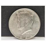 1964 Silver Kennedy Half Dollar Coin