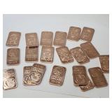20 Ounces Premium Copper Rounds 1 Design