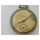 New Haven Pocket Watch - See Condition