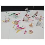 VTG Art Glass Wheelbarrow, Swordfish+