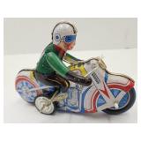 1970s Llockwork Tin Wind Up Motorcycle