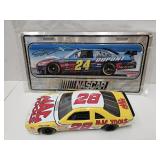 NASCAR Die Cast # 28 & License Plate