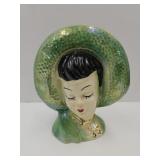 Vintage Pottery Head Vase