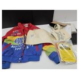 Bob Cat Decals & Sz. L NASCAR Jacket