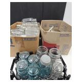 Ball Jars, Stemware,+++