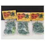 NOS 3 Pks VTG Toy Soldiers