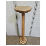 Antique Oak ?  Plant Stand 9 x 41"H