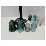 Shoe Cobbler Stand w/Shoe & Insulators