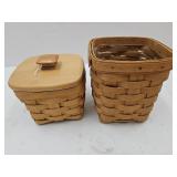 2 Longaberger Bskts up to 5 1/2 "H