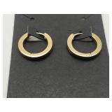 Gold Plated Surgical Steel Hoop Earrings