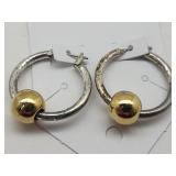 Gold Plated Hoop Earrings