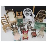 Lot of Doll Chairs SEE SIZES