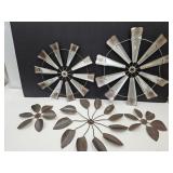 Metal Fan Blade Lot 11" to 23" Metal Art