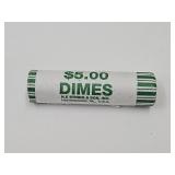 Full Roll ($5) New 2026 Dime Coins