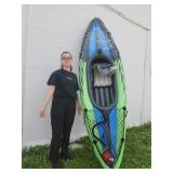 Challenger K1 Intex Kayak W Air Pump & Ores