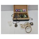 Haiti Dressser Box w/Lots of Costume Jewerly