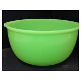 Uranium Jadite Glass Mixing Bowl 9" w