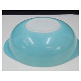 Vintage Blue Turquoise Pyrex Bowl # 024