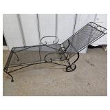 Nice Wrought Iron Patio Lounger