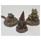 Tom Clark Gnomes & Frogs Up To 5 1/4" High